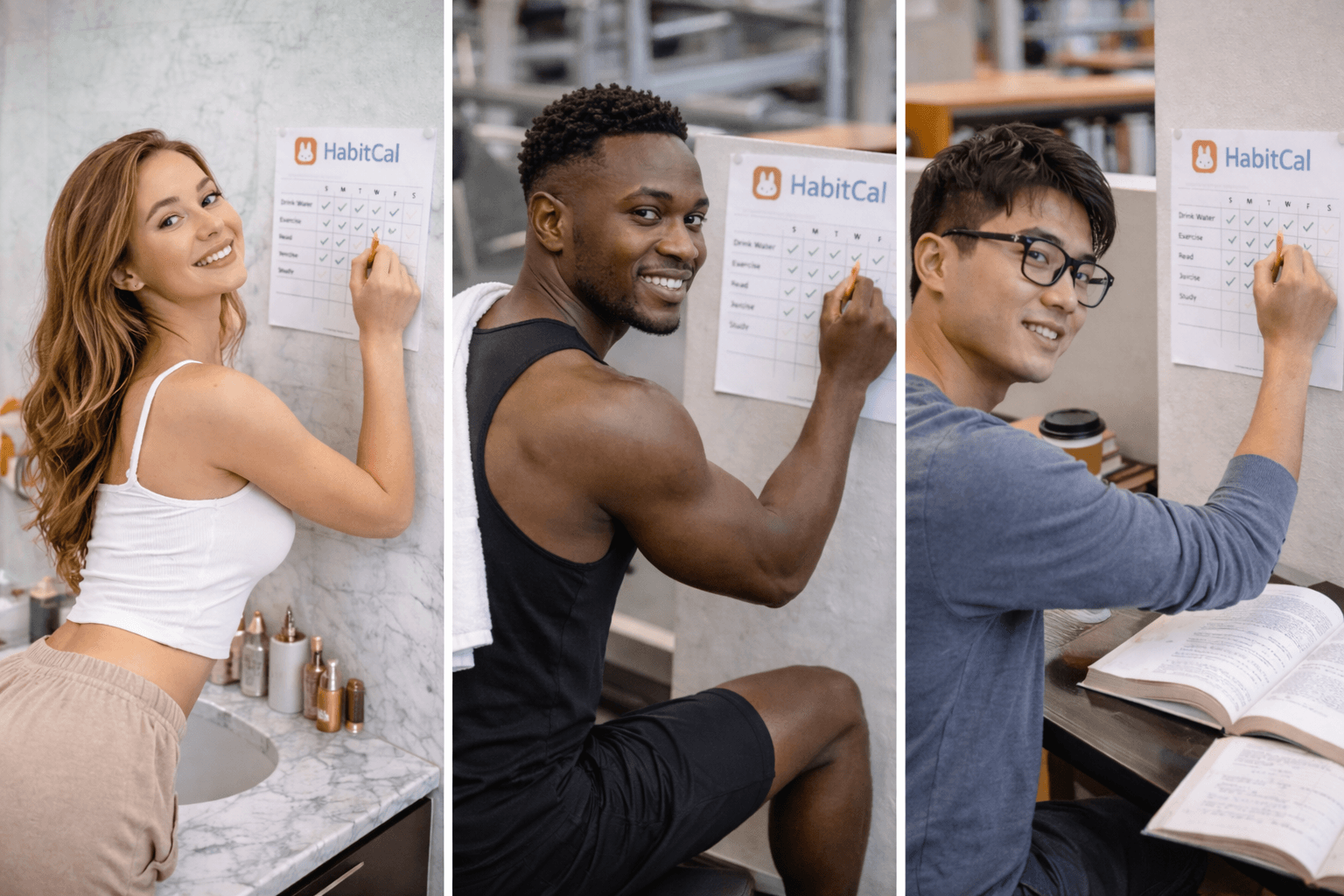 Happy families using HabitCal